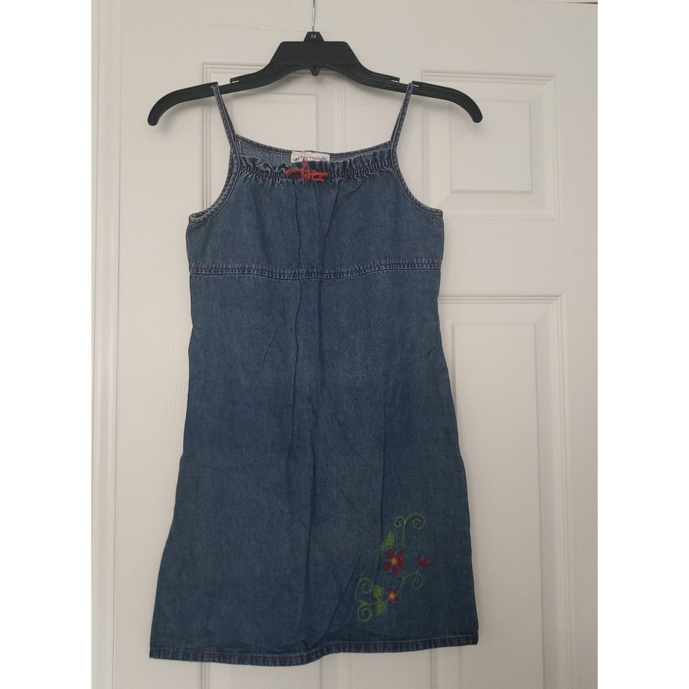 My Michelle Girls Dress Size 12 Denim Sleeveless